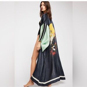 Free People Silky Maxi Kimono - sold out!